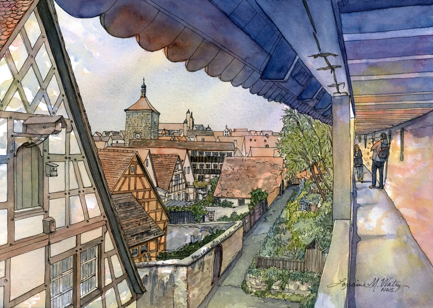 Rottenburg Rampart © Lorraine Watry