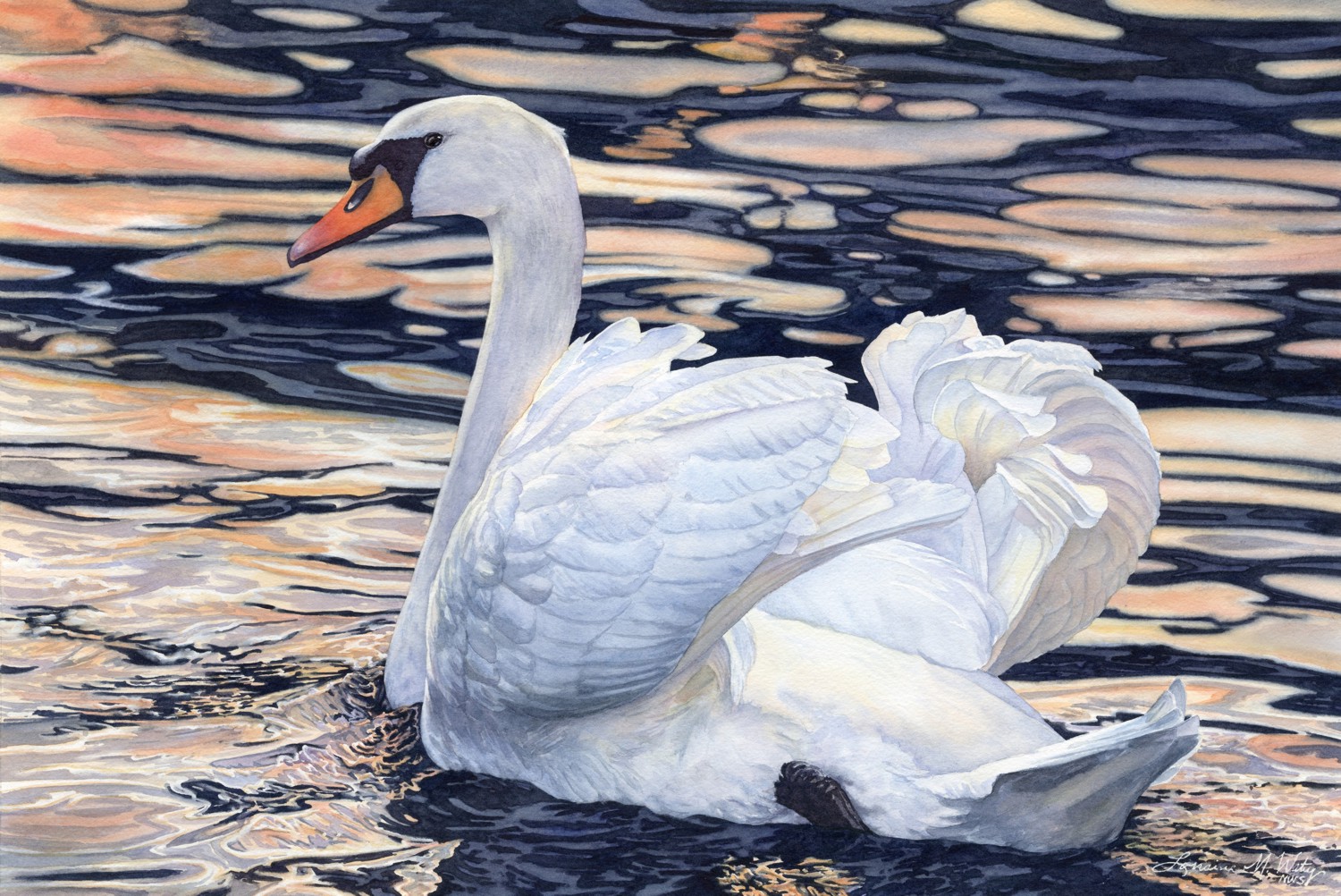 Gliding Through A Sunset © Lorraine Watry