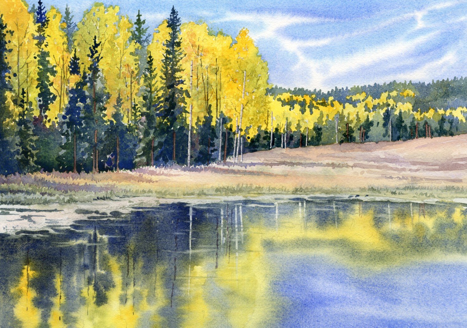 Autumn-in-Mueller-State-Park-watercolor-Lorraine-Watry.jpg