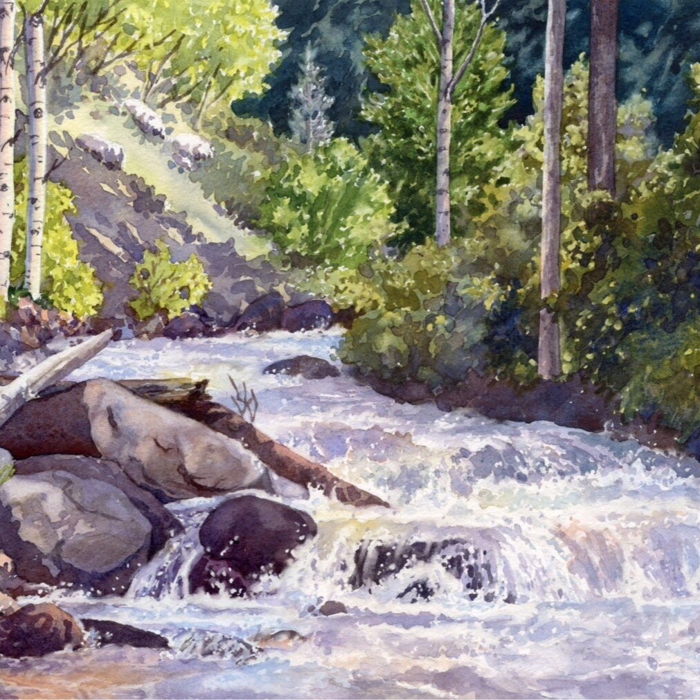 Grizzly-Creek-Spring-watercolor-by-Lorraine-Watry.jpg