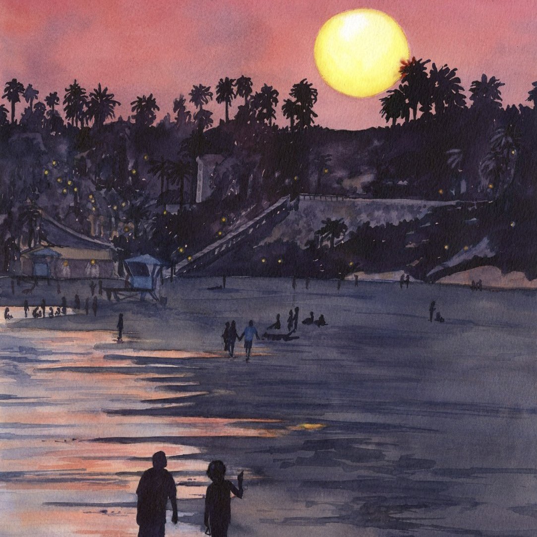 Sunset-Beach-watercolor-by-Lorraine-Watry.jpg