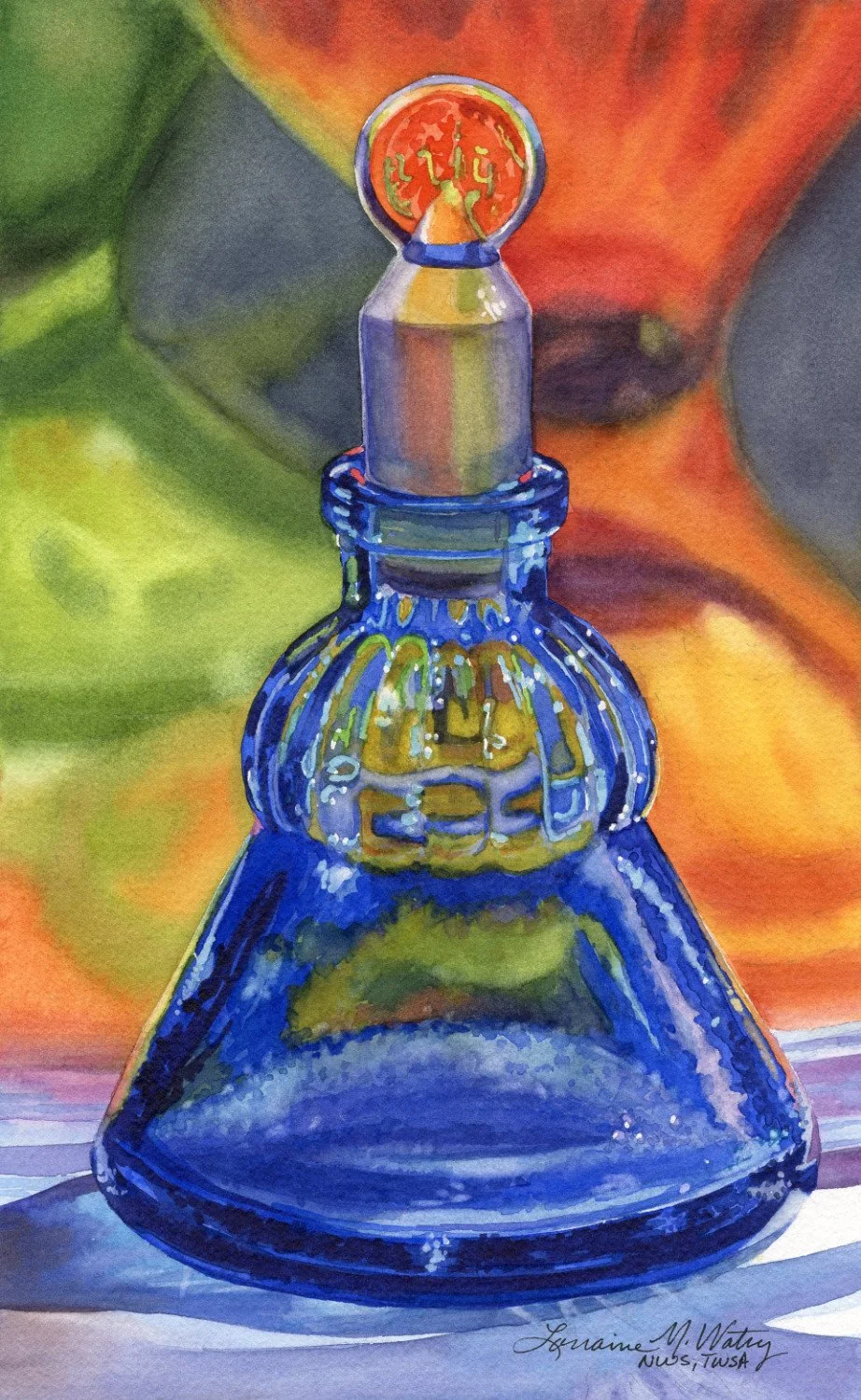 Blue-Bottle-Study-watercolor-Lorraine-Watry.jpg