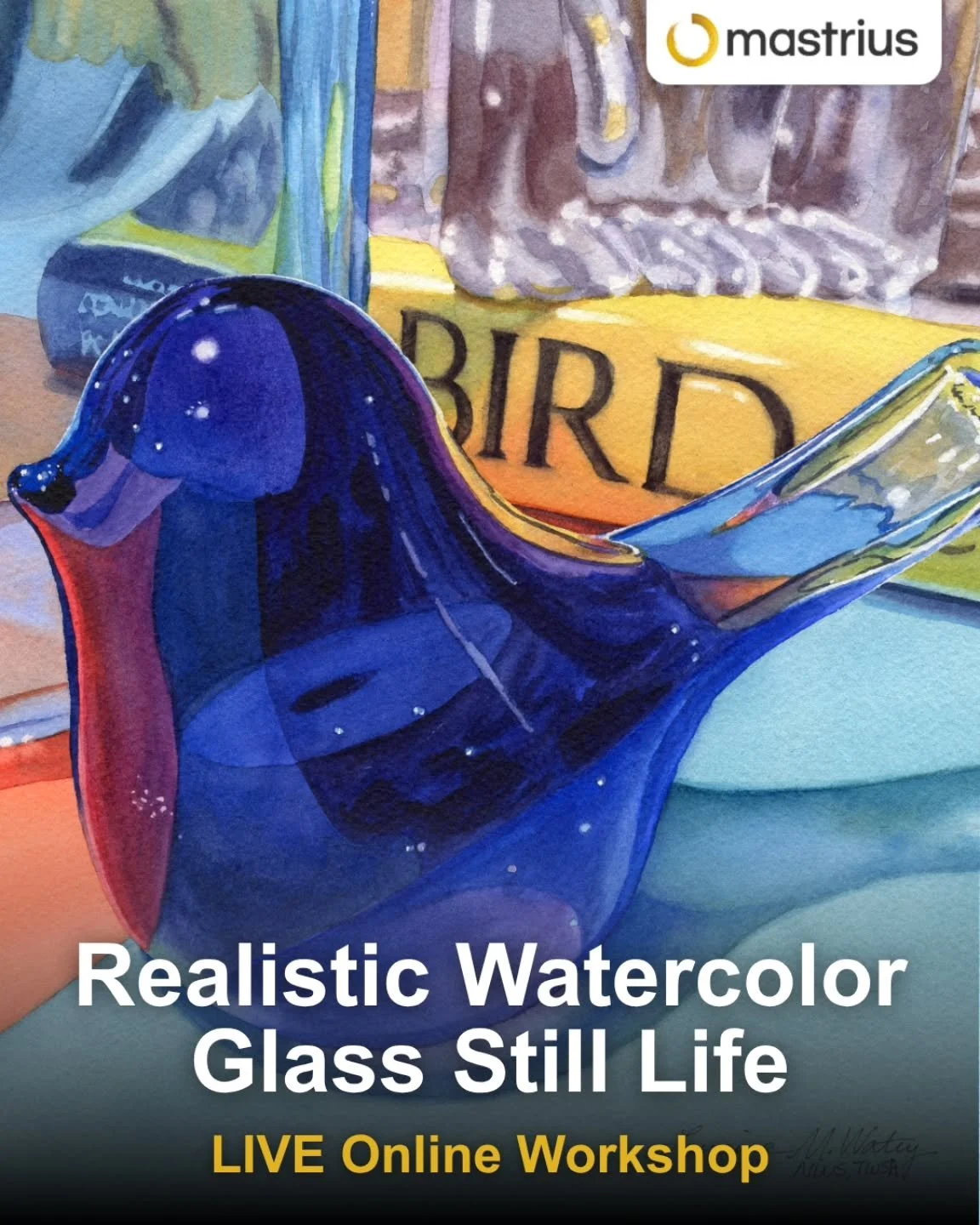 🎨 What if painting glass wasn&rsquo;t about copying every reflection&hellip; but learning how to truly see it?

I&rsquo;m excited to invite you to Realistic Watercolor Glass Still Life, my live online workshop with Mastrius.

Glass can feel intimida