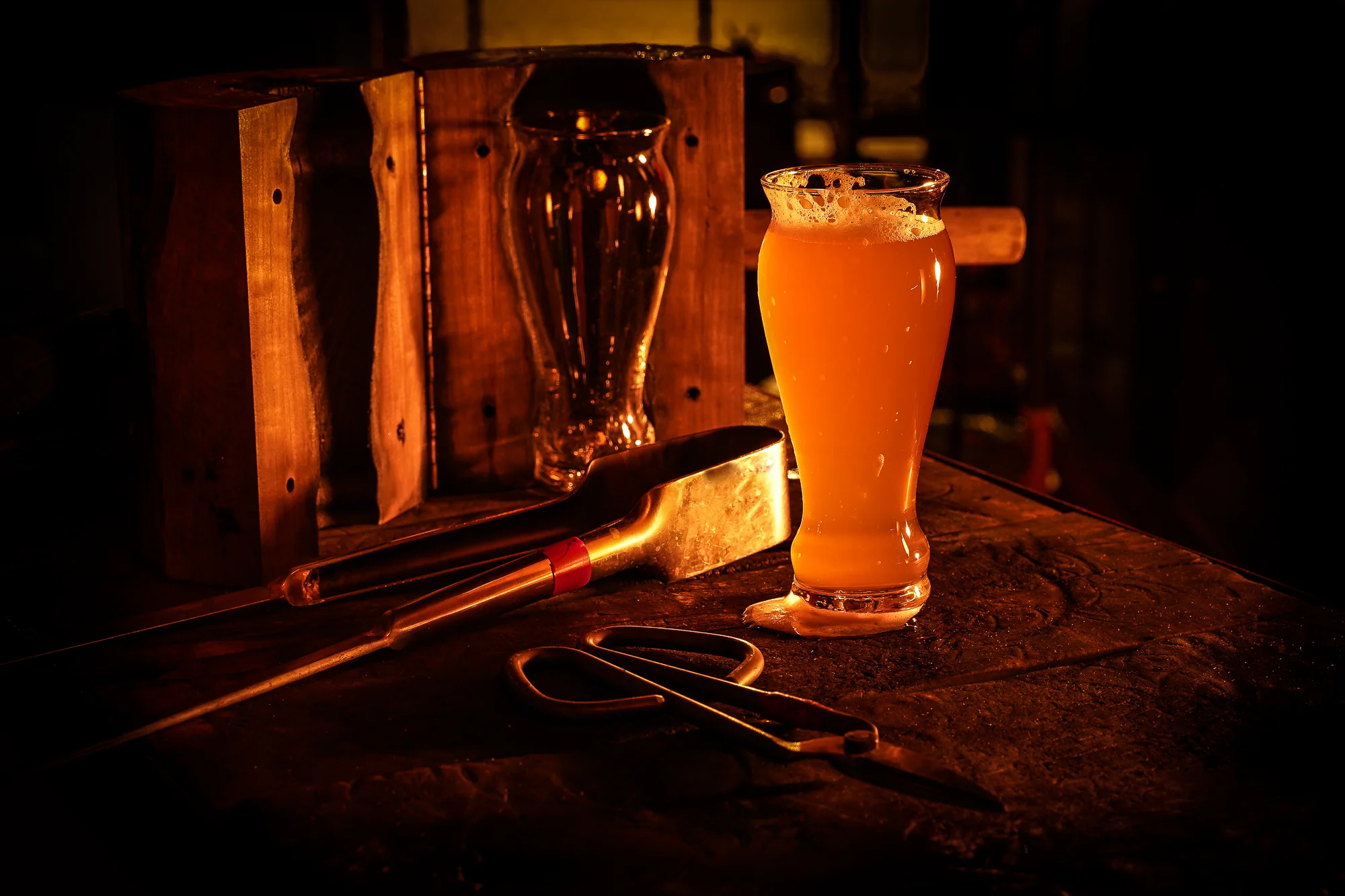 After this process, the glass gets one more 15-hour cycle in the kiln to further strengthen it. It’s now ready to use!