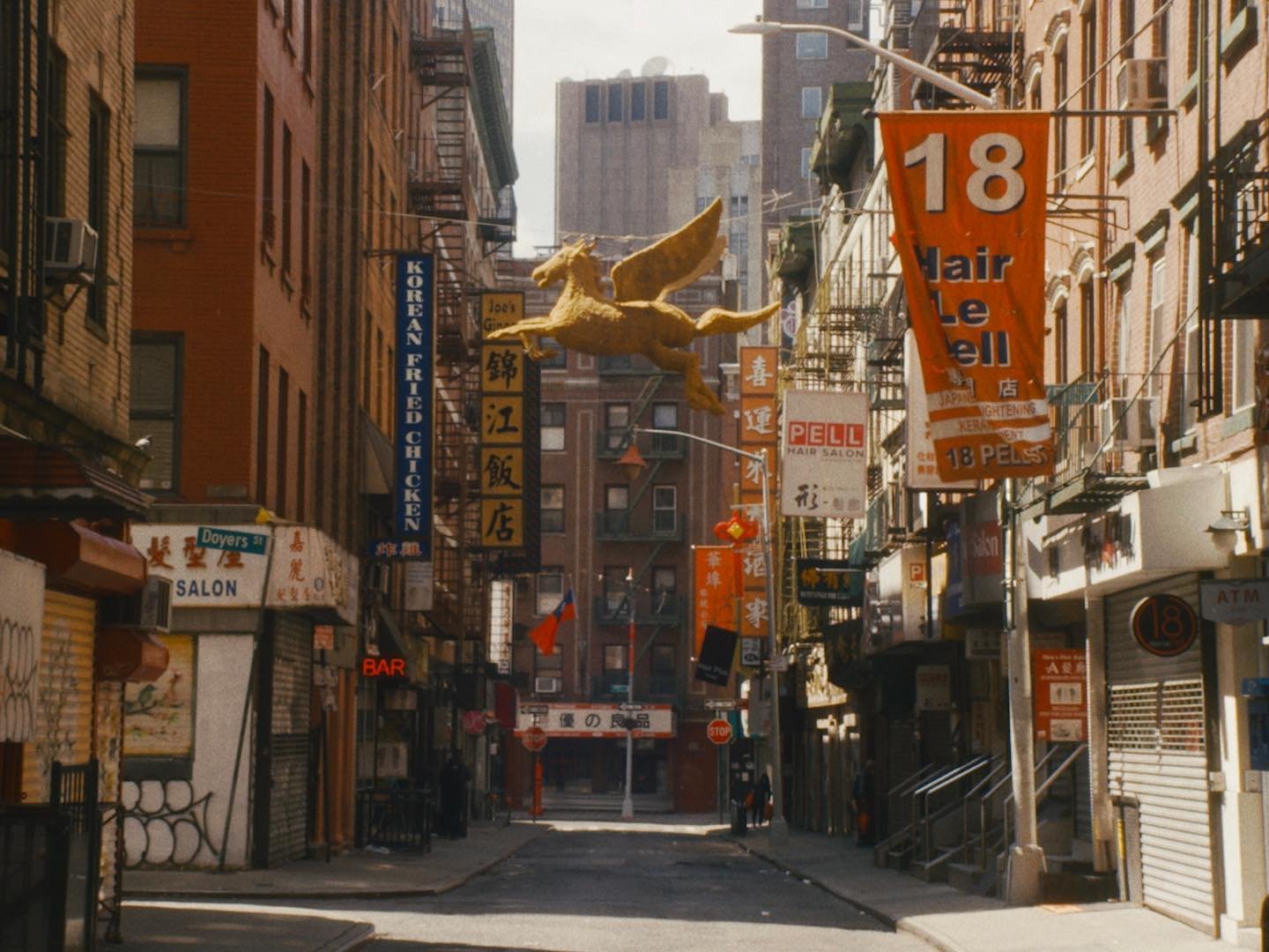 Lockdown, about a year ago. I spent a lot of time in Chinatown my first few years coming to the city. Walking these streets in complete silence was one of the strangest experiences I&rsquo;ve ever had.