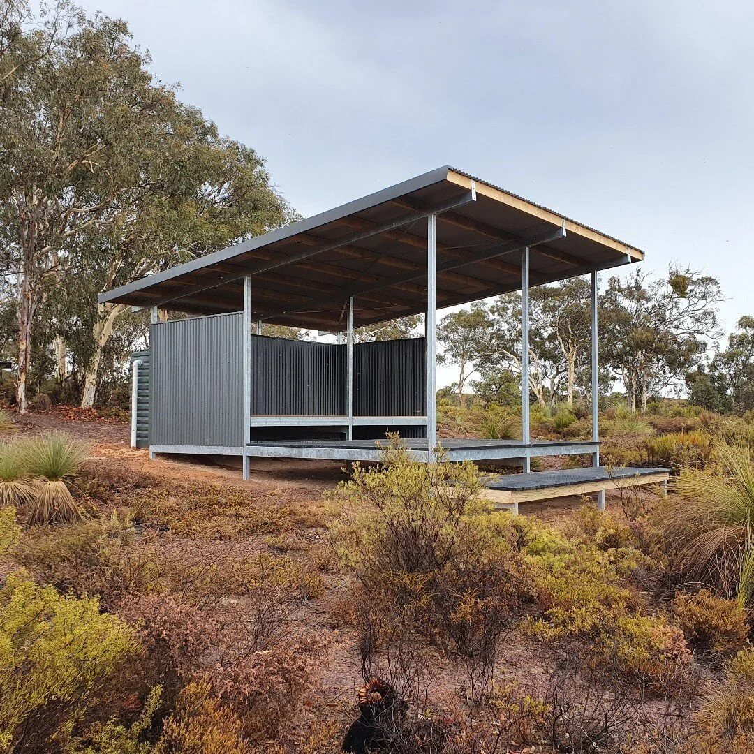 #remotework #remotewa #lesueurnationalpark #jurienbay 
Camp shelter along walking trails near Jurien Bay WA