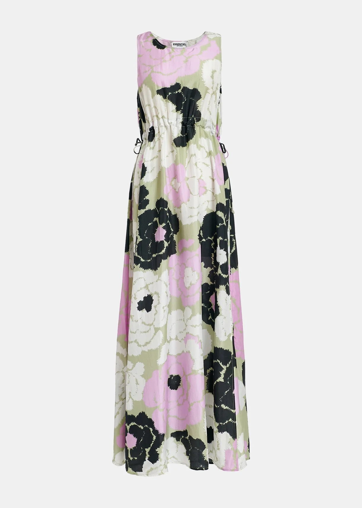 Essentiel Antwerp - Flowers Silk Maxi Length Dress