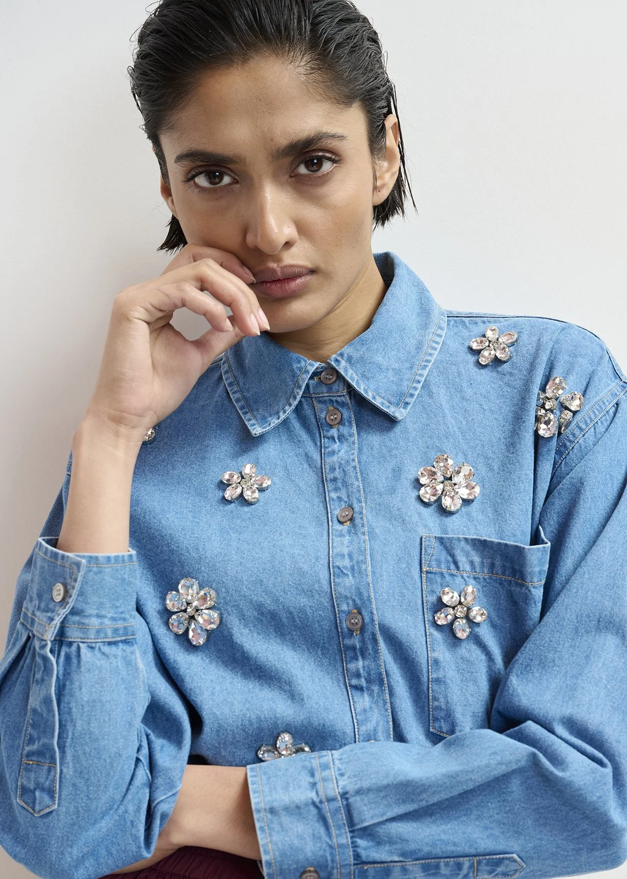 Essentiel Antwerp - Konnection Rhinestone Shirt