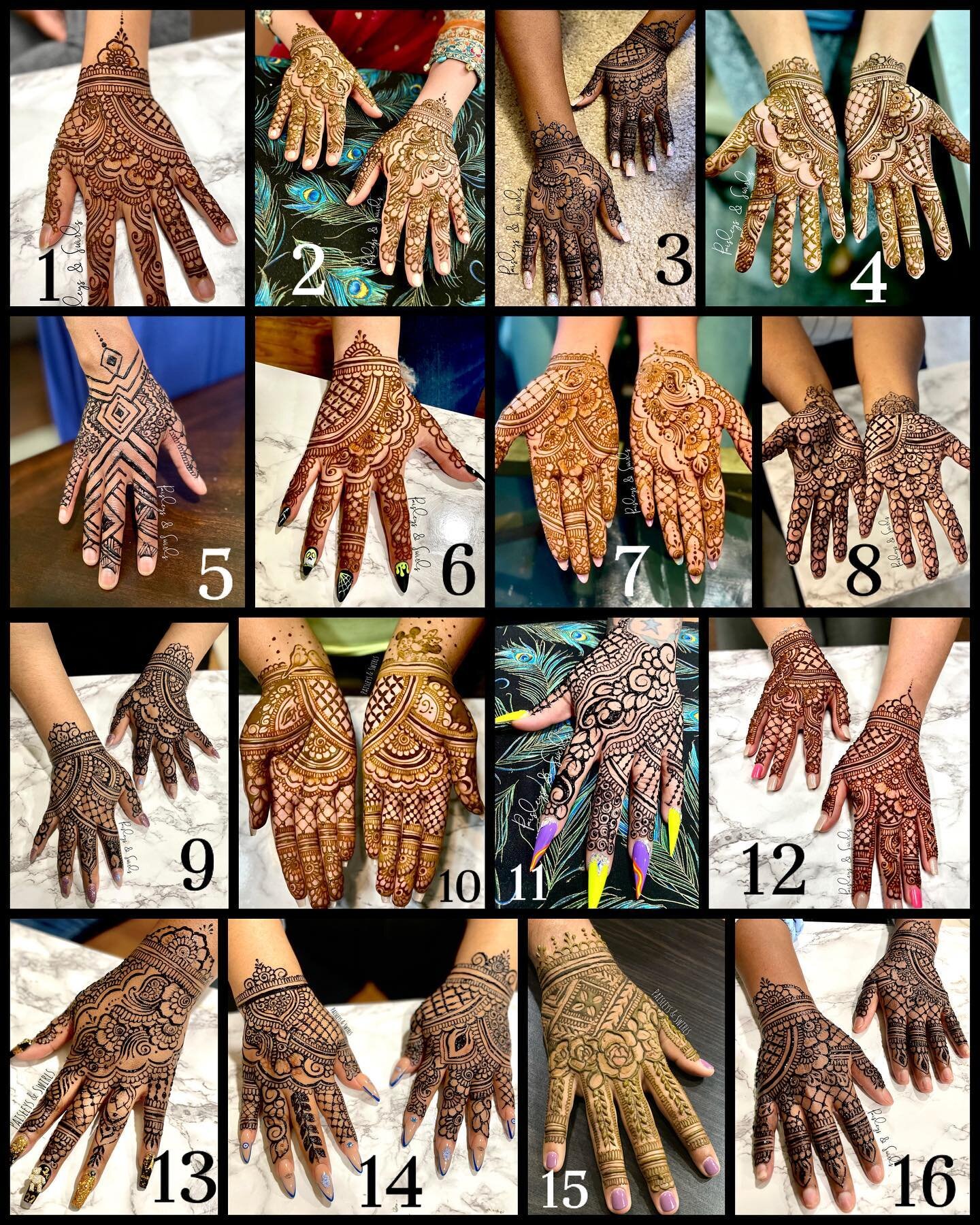 FULL HAND designs! These are growing in popularity and I&rsquo;ve had many requests in the past for Eid so I made a little collection. There is an Eid special on the &lsquo;basic hand strip&rsquo; and &lsquo;full hand&rsquo; designs on my scheduler. 