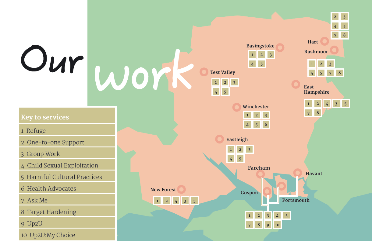  Our previous operating area, adding Southampton means we now cover a significant area of the South of England 