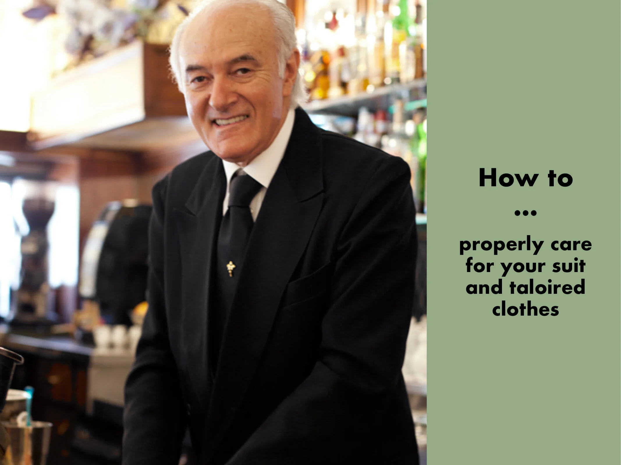 Zo houd je je pak mooi én schoon.