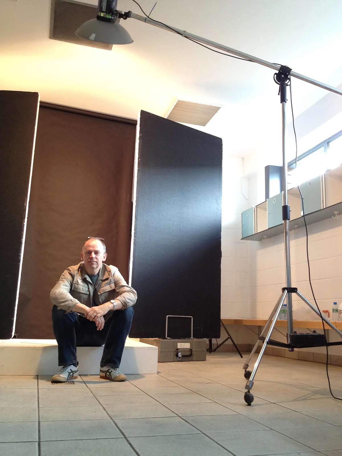 27/04/12 - Waiting for Kenny in the reserves changing room. Camera conveniently placed next to the loos