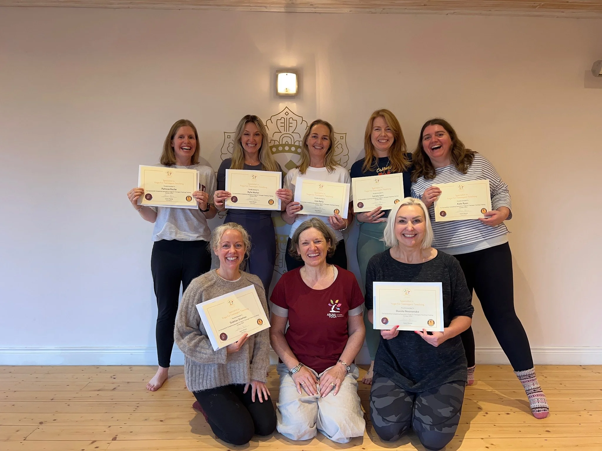 Yoga for Teens Teacher Training Graduates | Aruna Yoga Academy