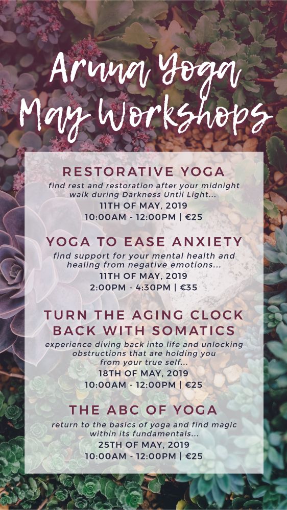 Aruna Yoga Studio_Workshops - May Summer