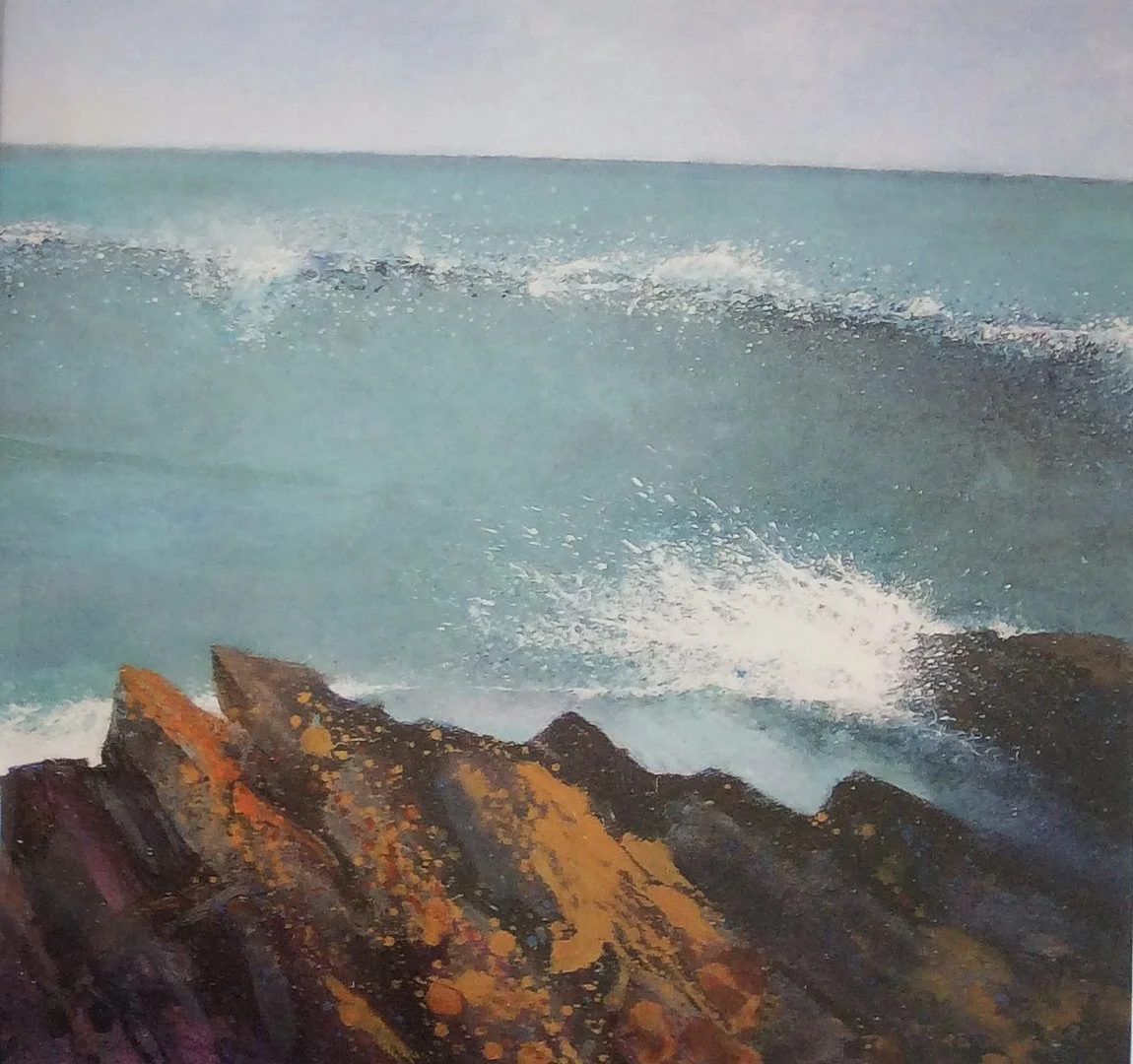 Seascape painting of Priest's Cove, Sherkin Island, Ireland
