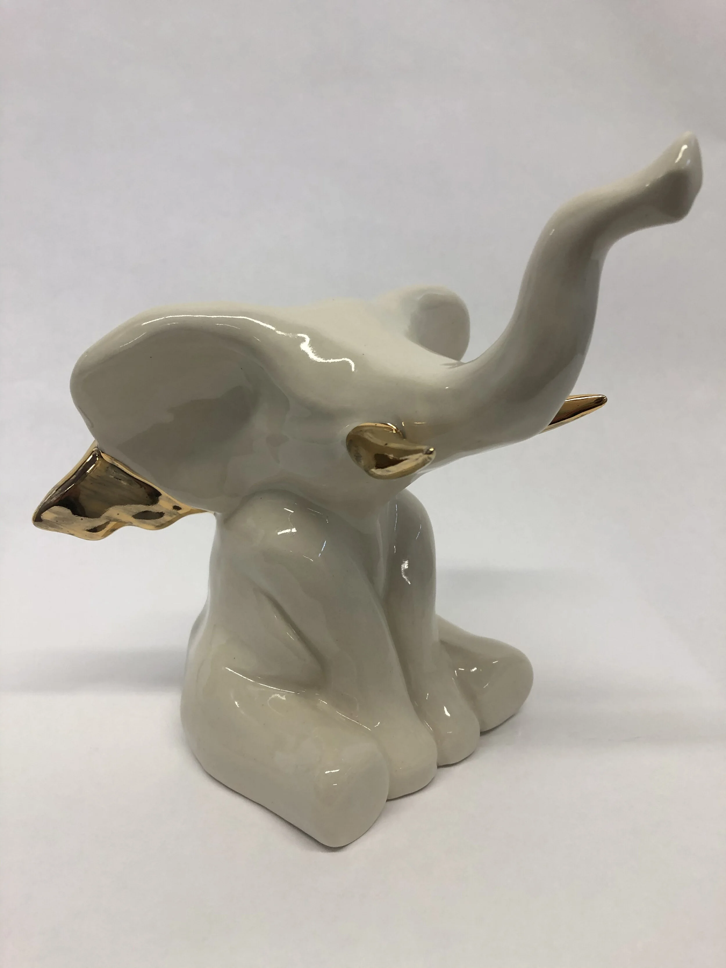 porcelain elephant by Stacey Holloway