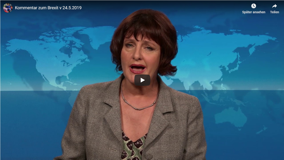 Kommentar zum Ende von Theresa May. 