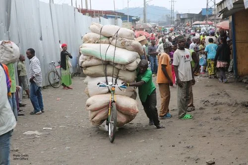 Traders in Goma.
