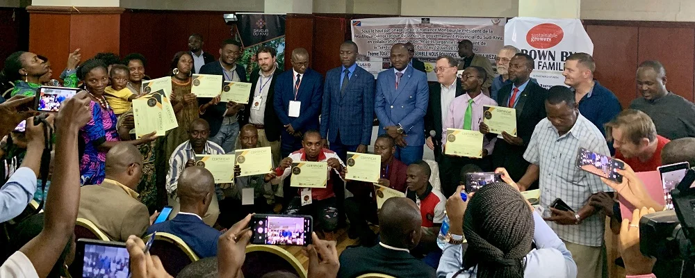 Judges and Winners Pose for Press