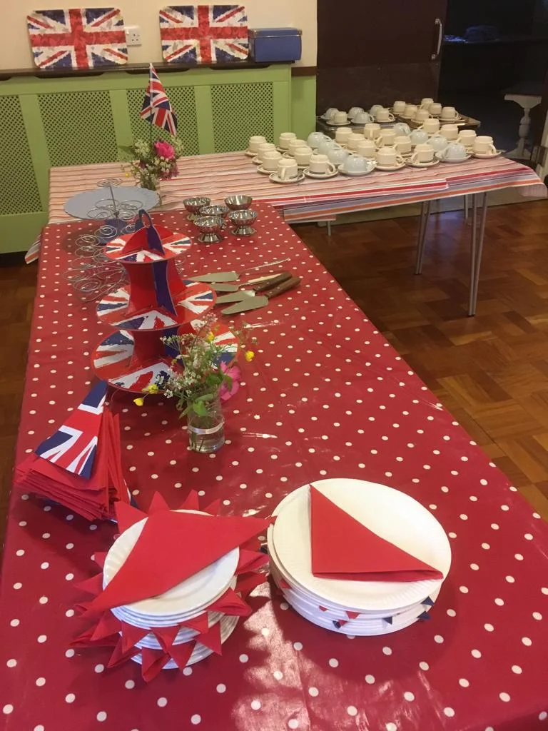 Village hall photo - indoor Royal Wedding LM.jpg