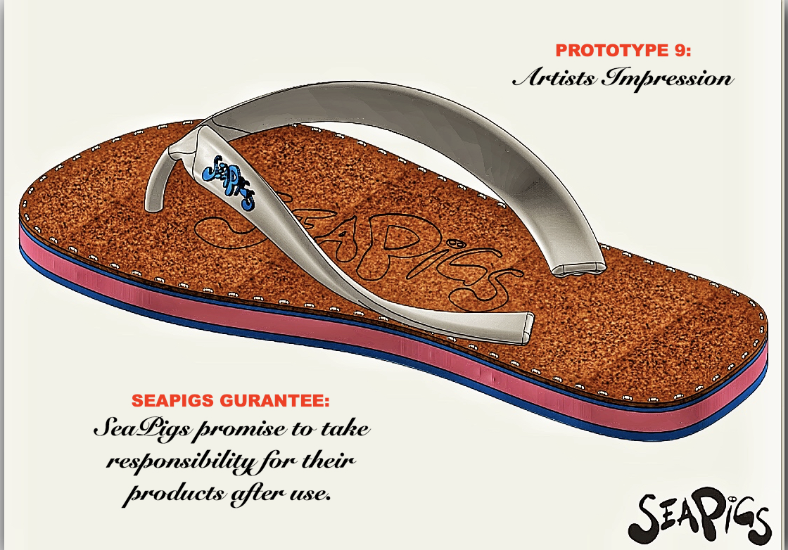 Beach Footwear - Prototype 9