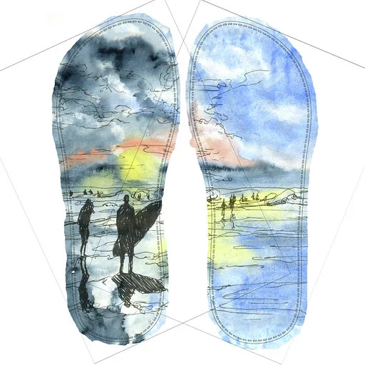 SeaPigs Drifters ‘Surf’s Up - Cornwall’ Design