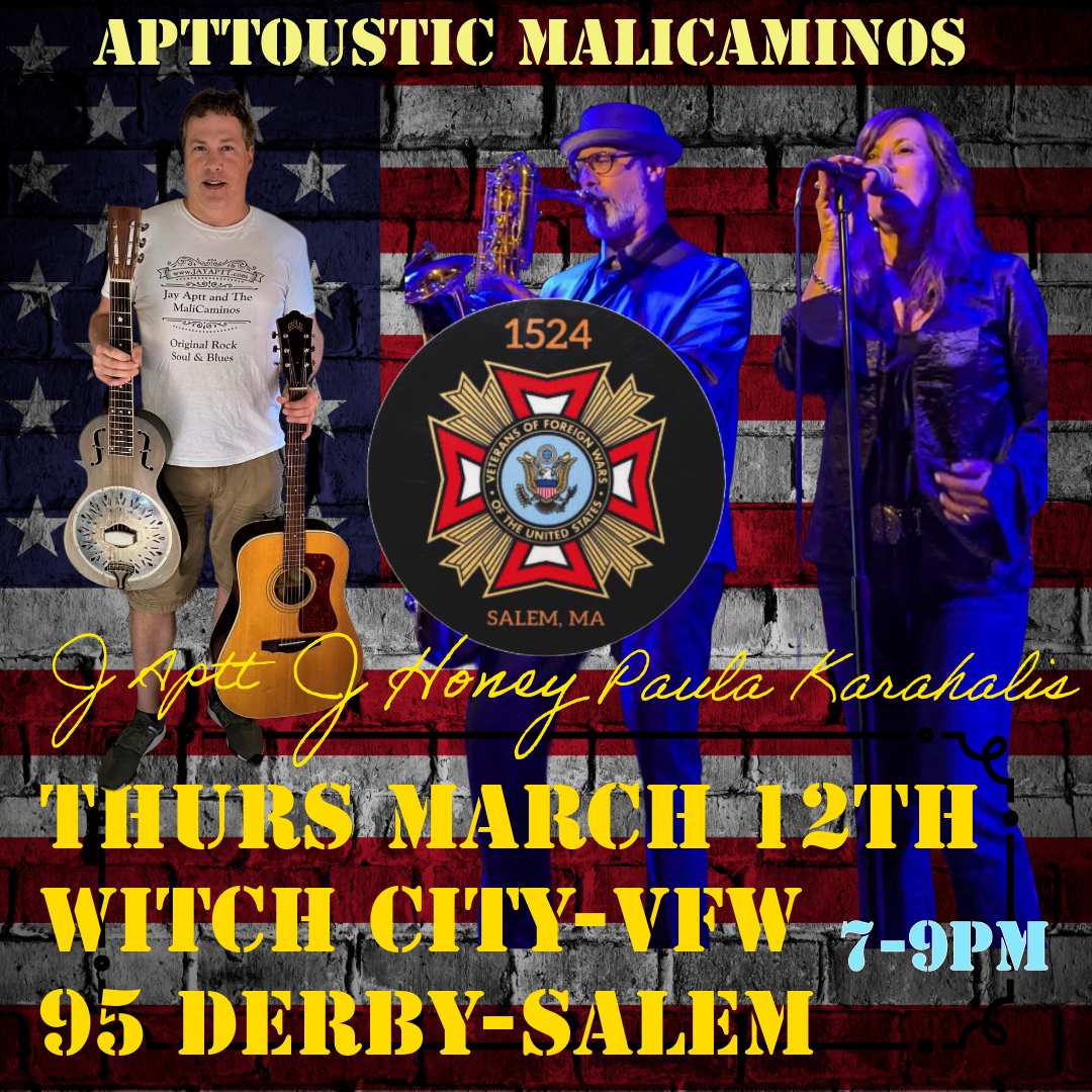 Apttoustic MaliCaminos at VFW Deby St. Salem Mass!  March 12th