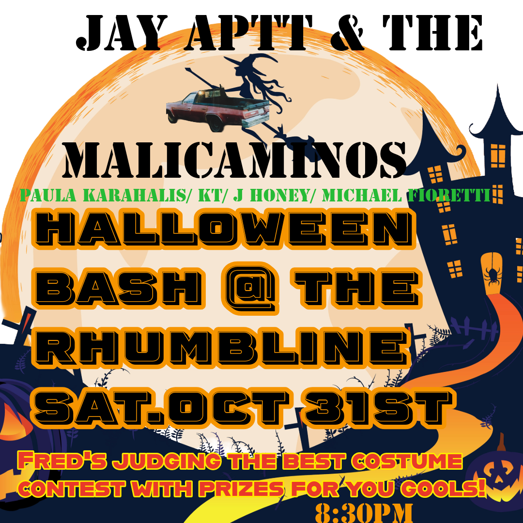 HALLOWEEN is scary with The MaliCaminos live at The Rhumbline w/prizes 