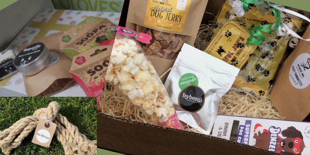 natural dog treats gift box
