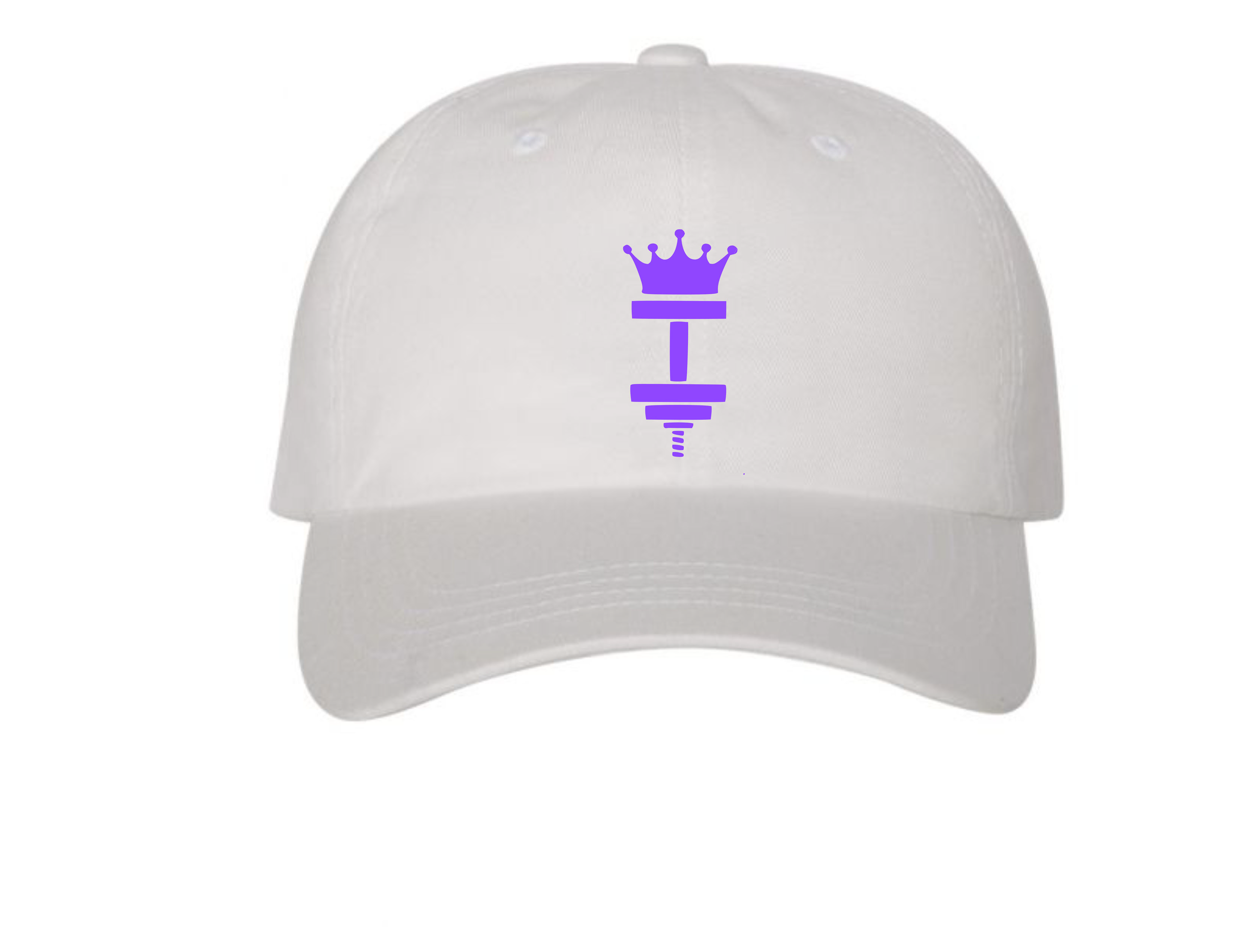 white dad hat