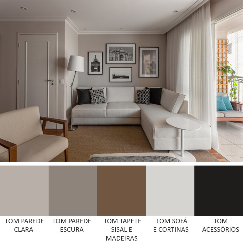 Paleta de cores para decorar um ambiente - CASA & OBRA