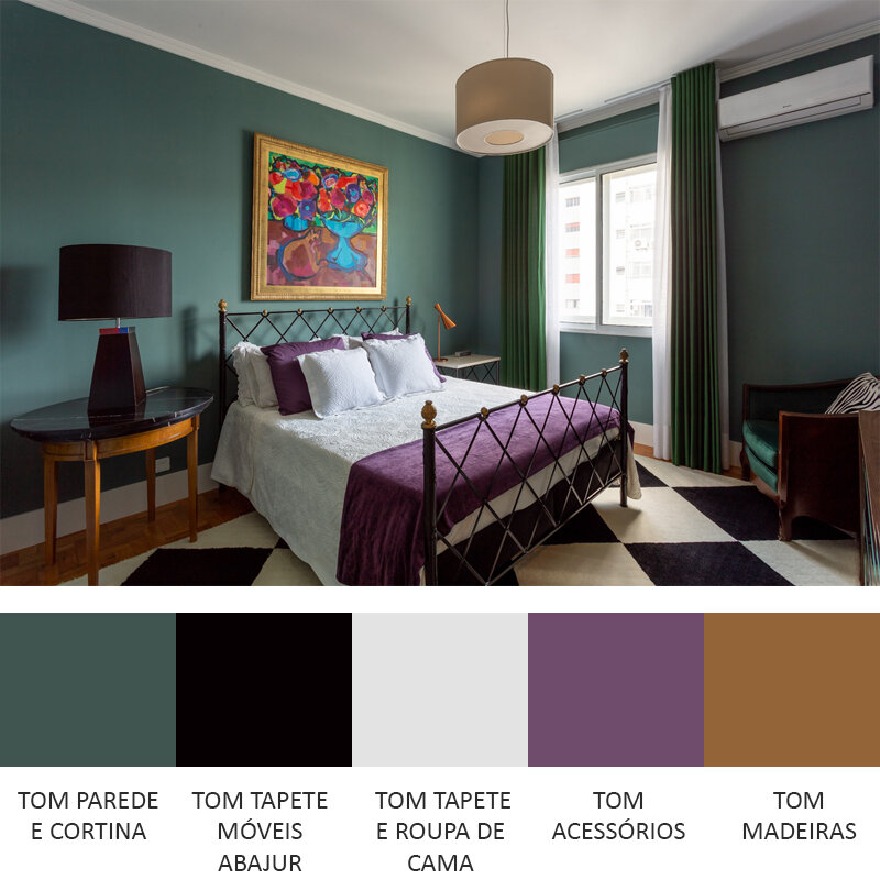 Paleta de cores para decorar um ambiente - CASA & OBRA