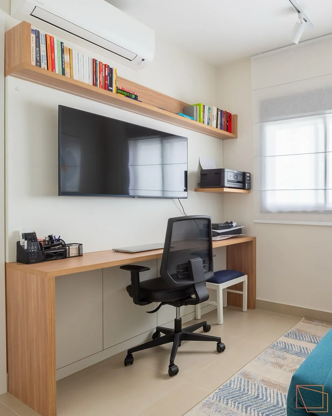 Um quarto multifuncional, perfeito para trabalhar, estudar e receber bem! 💻✨

No #Ap&ecirc;Alegra, em Santo Andr&eacute;, o terceiro quarto foi projetado para ter dupla fun&ccedil;&atilde;o: ser um home office completo e um quarto de h&oacute;spedes