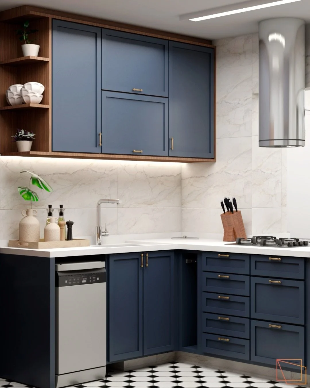 Do antigo ao cl&aacute;ssico moderno: a transforma&ccedil;&atilde;o completa da cozinha no #Ap&ecirc;Gl&oacute;ria! 🛠️✨

Se voc&ecirc; acha que uma planta com &acirc;ngulos dif&iacute;ceis &eacute; um problema, este projeto do #Ap&ecirc;Gl&oacute;ri