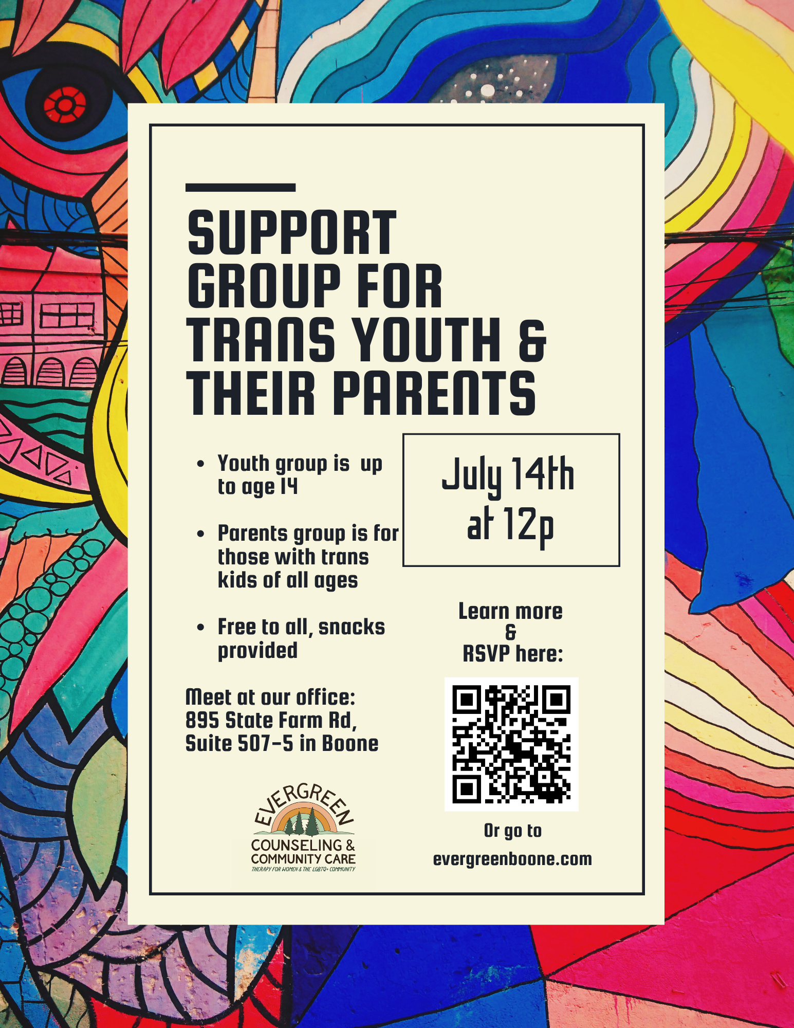 Community Groups & Events — Evergreen Counseling | Individual Therapy ...