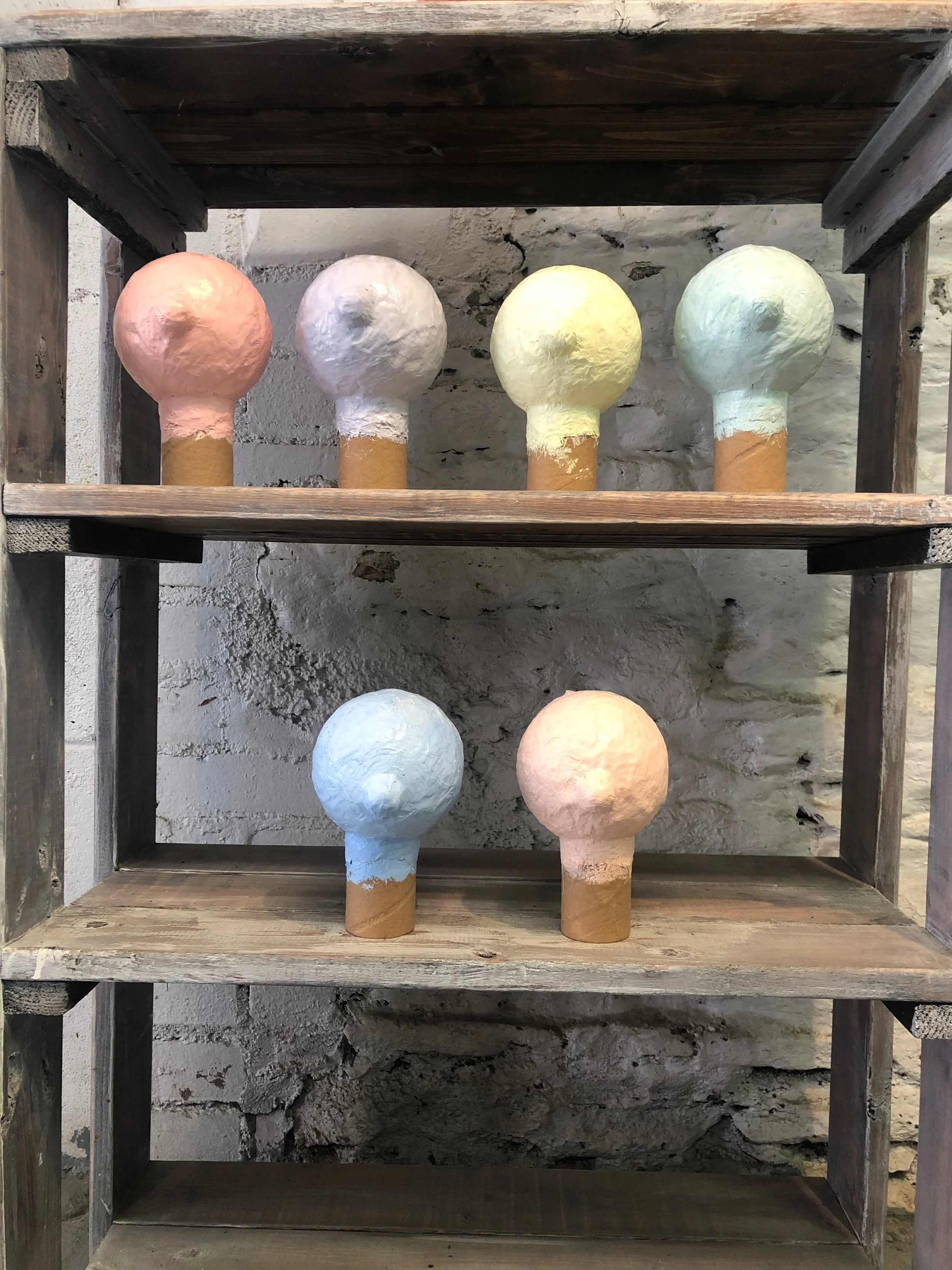 Hand Puppet Heads. Laura-Beth Bird. Grey Rabbit Theater Co. 2019