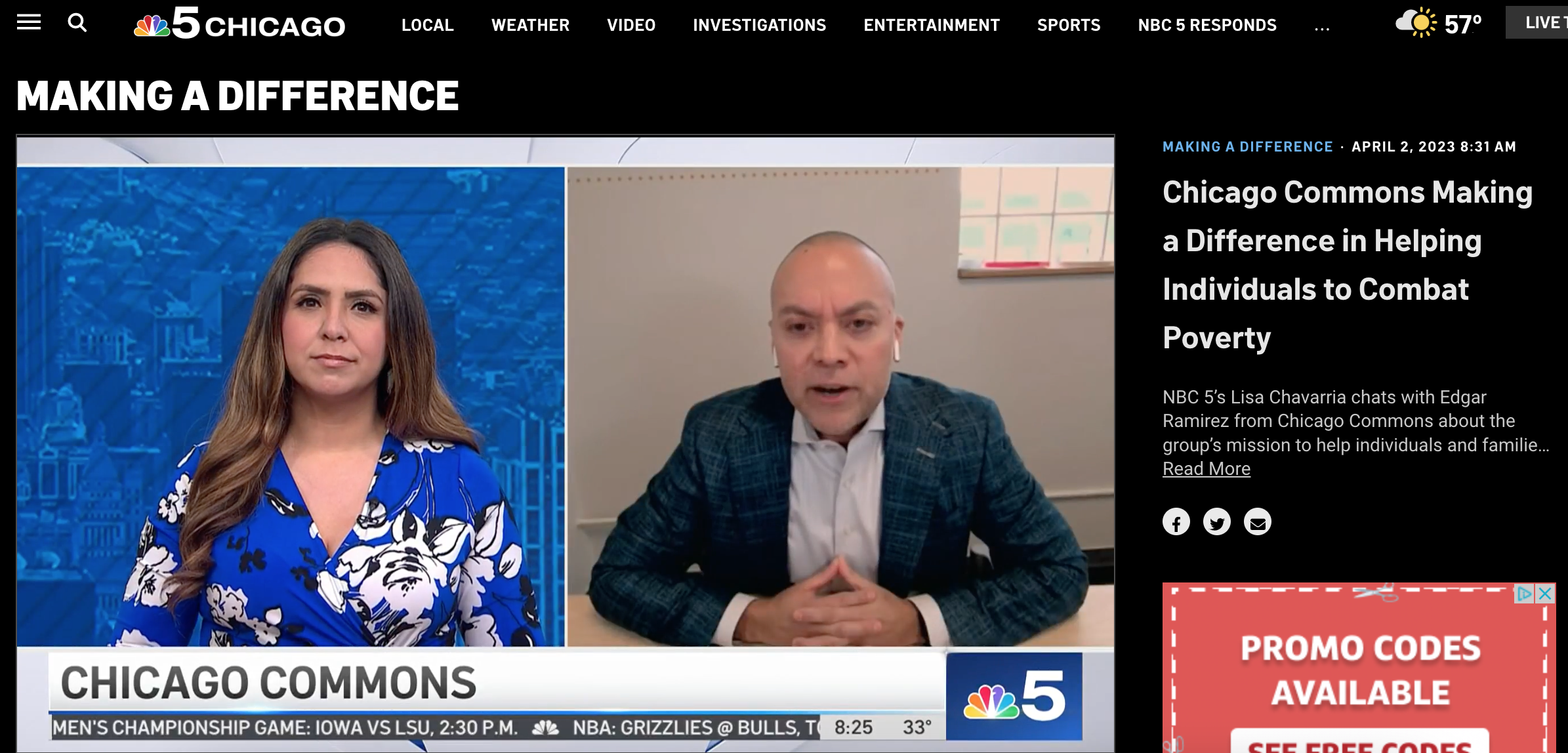 NBC Chicago - Making a Difference 