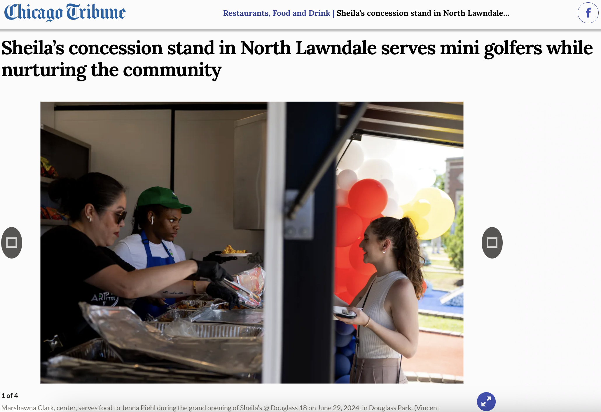 Sheila’s concession stand in North Lawndale serves mini golfers while nurturing the community_Chicago Tribune