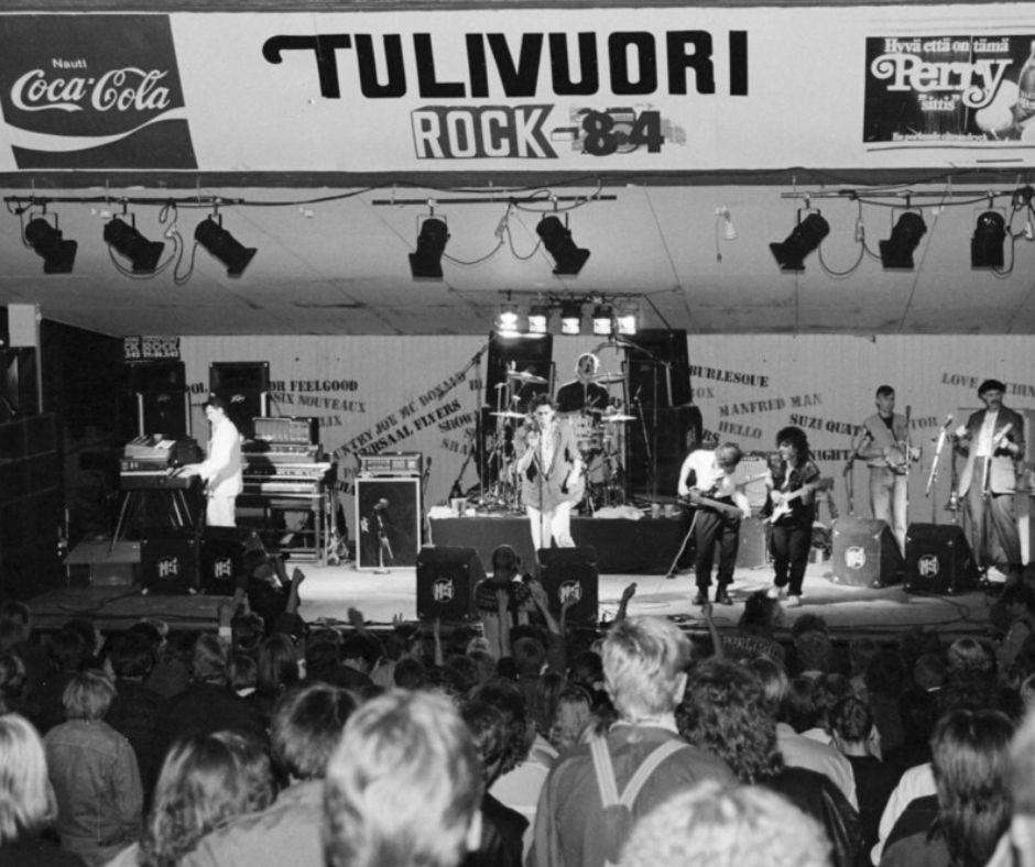 Tulivuorirock jyrää Lappajärven kotiseutumuseossa