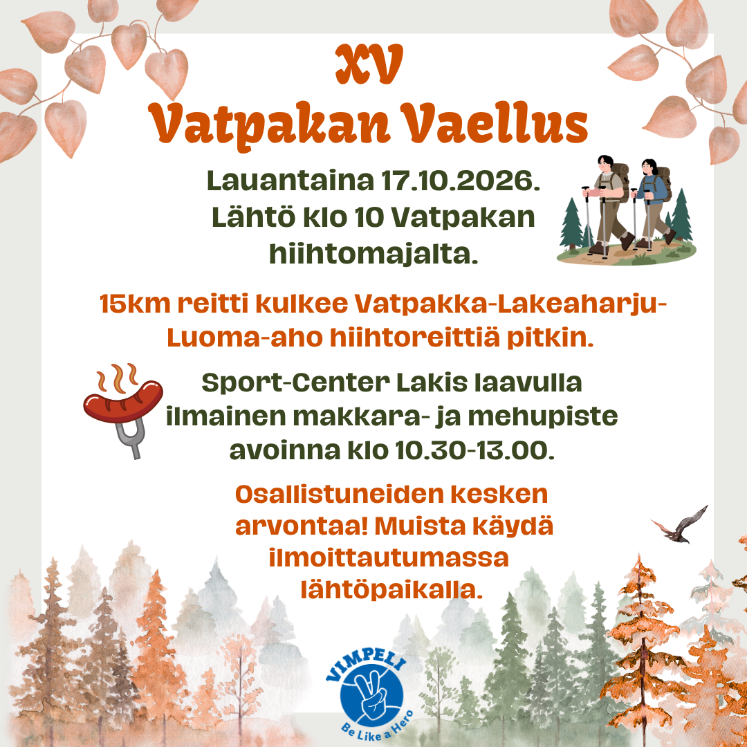 Vatpakan Vaellus 17.10.