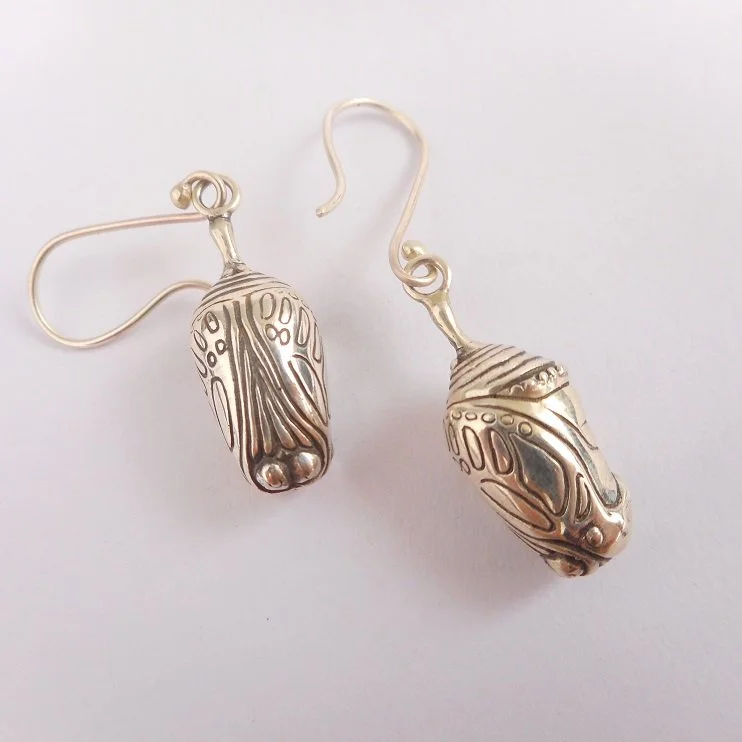 Chrysalis Earrings — Captain Grimace