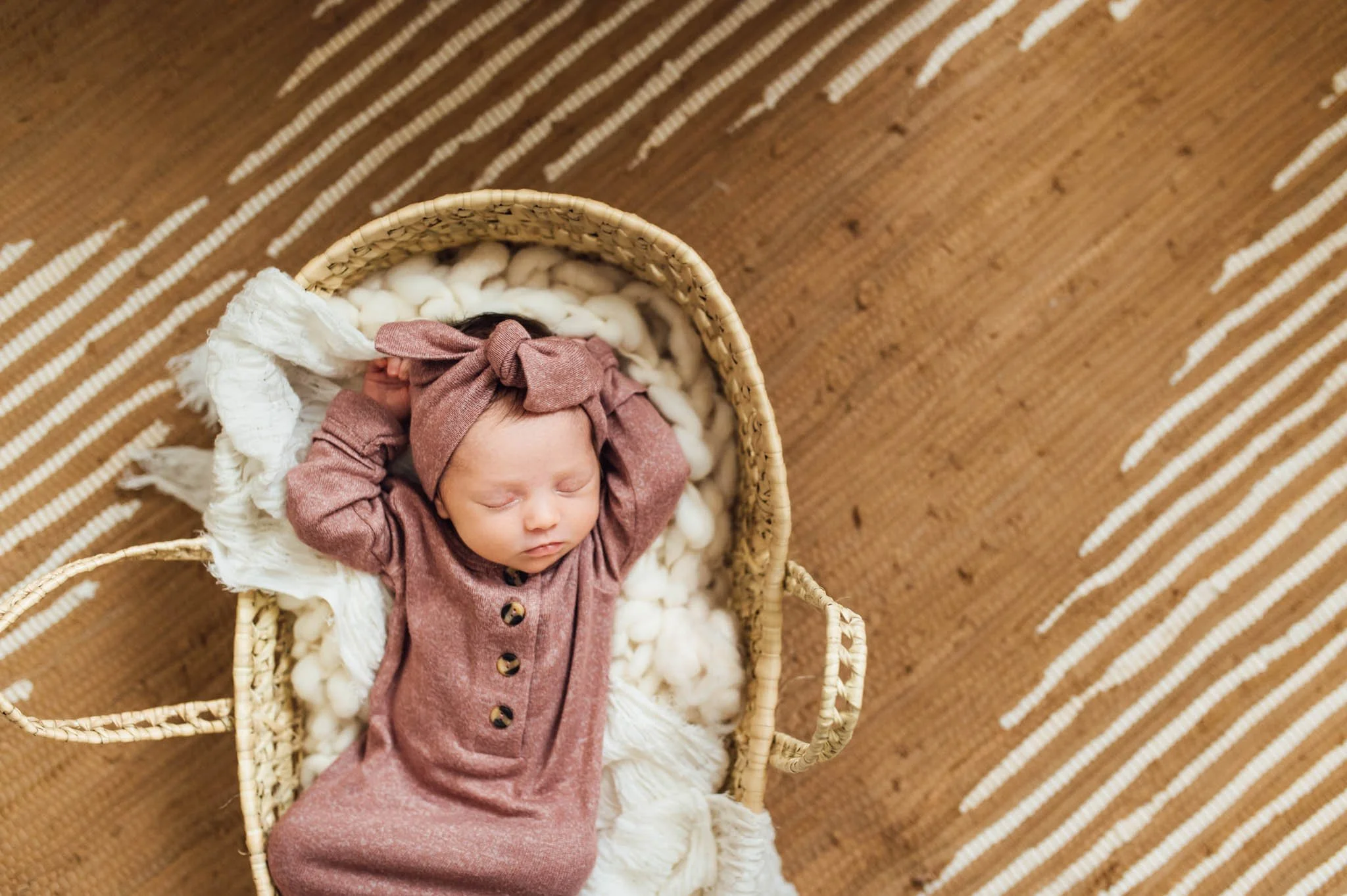 Westchester Newborn Session | In Home Lifestyle for a Baby Girl