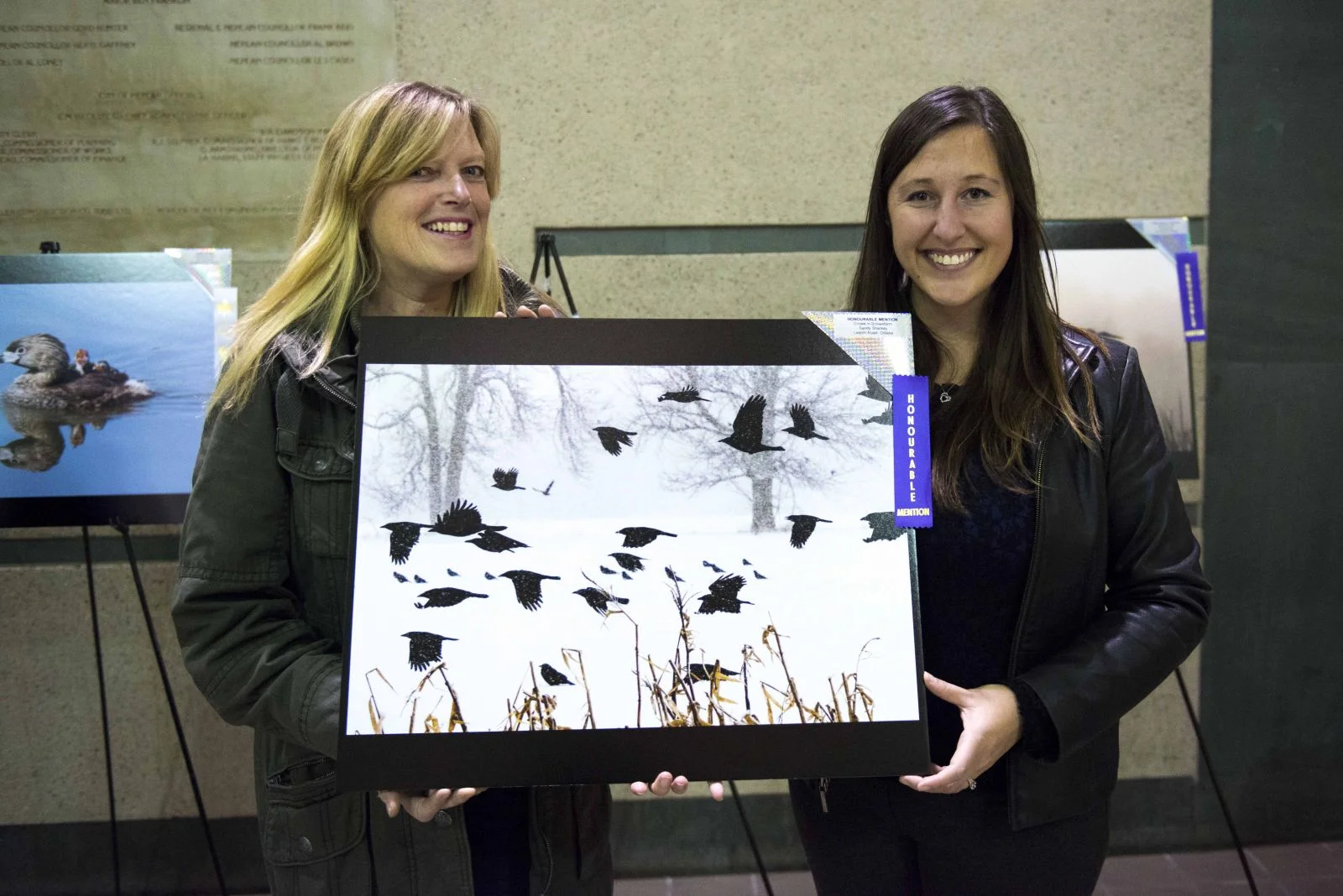 Me with Canadian Geographic photo editor, Jessica Finn
