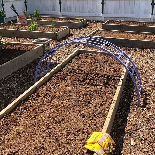 Before and after community garden pictures from Saturday! We had amazing volunteers for our garden clean up day. This Saturday we will be planting!🥕🌿☀️ This is our work of service &amp; love during this season, safely gathering together, selflessly