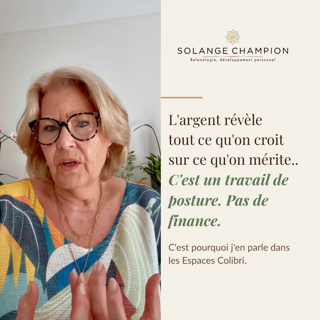 Je vais vous dire quelque chose qui surprend souvent.👇

Dans un programme de transformation personnelle, j&rsquo;aborde l&rsquo;argent.

Pas comme une formation financi&egrave;re. Pas comme du coaching business.

Mais parce que notre rapport &agrave