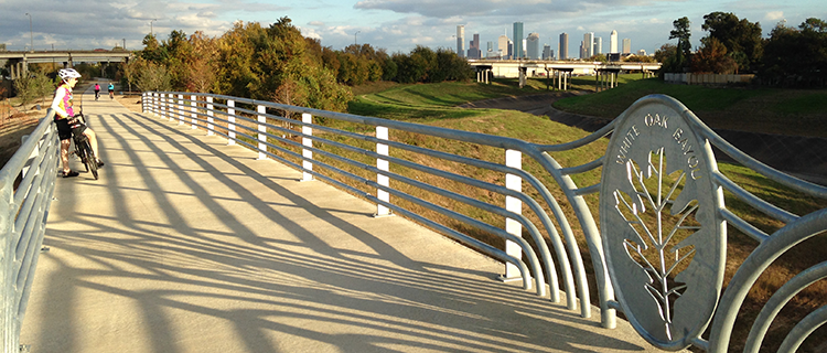 Hiking the White Oak Bayou with K.A.T.