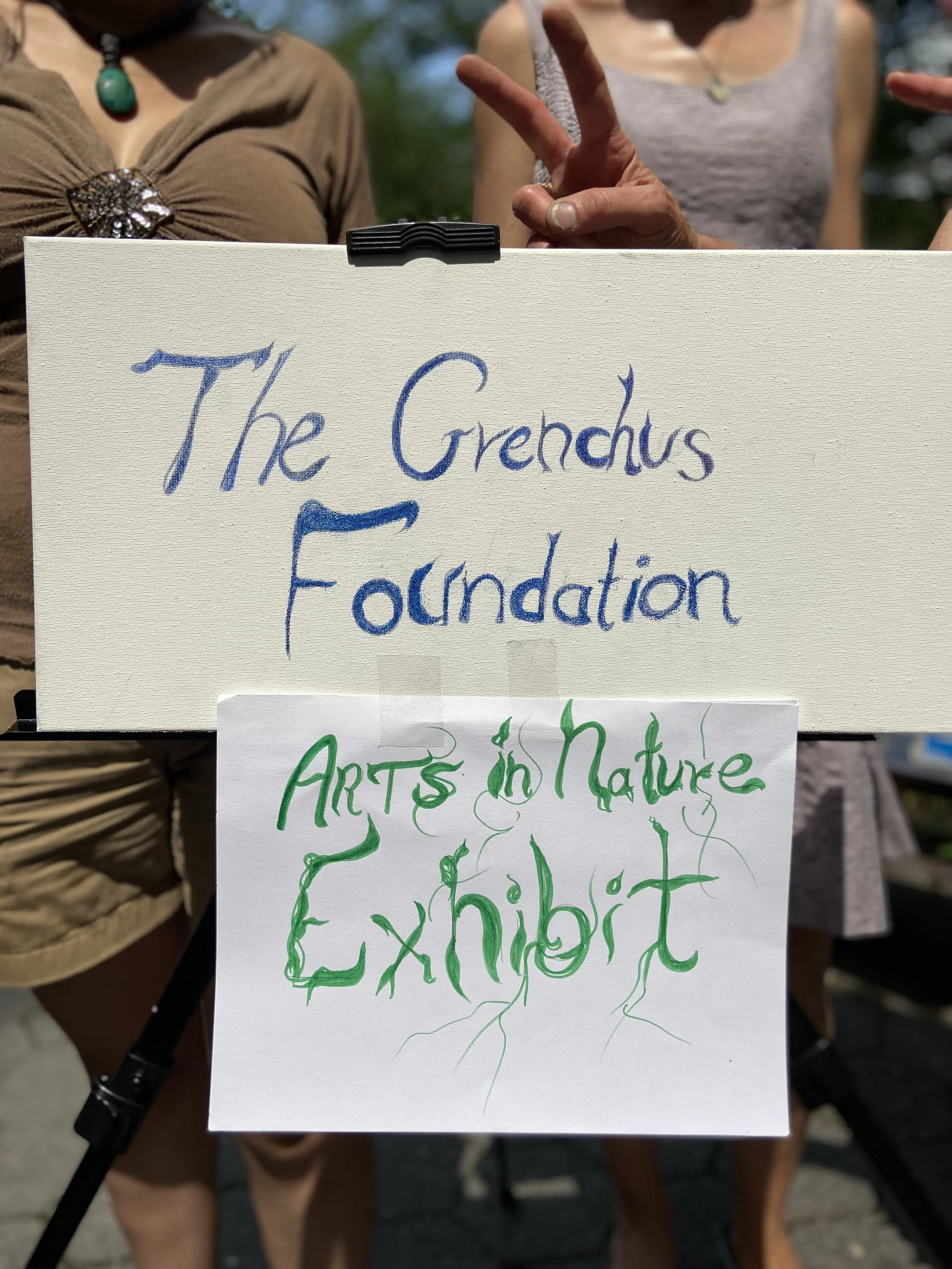 The Grenchus Foundation ~ Arts In Nature Gallery Exhibit 1 ~ Central Park NYC 