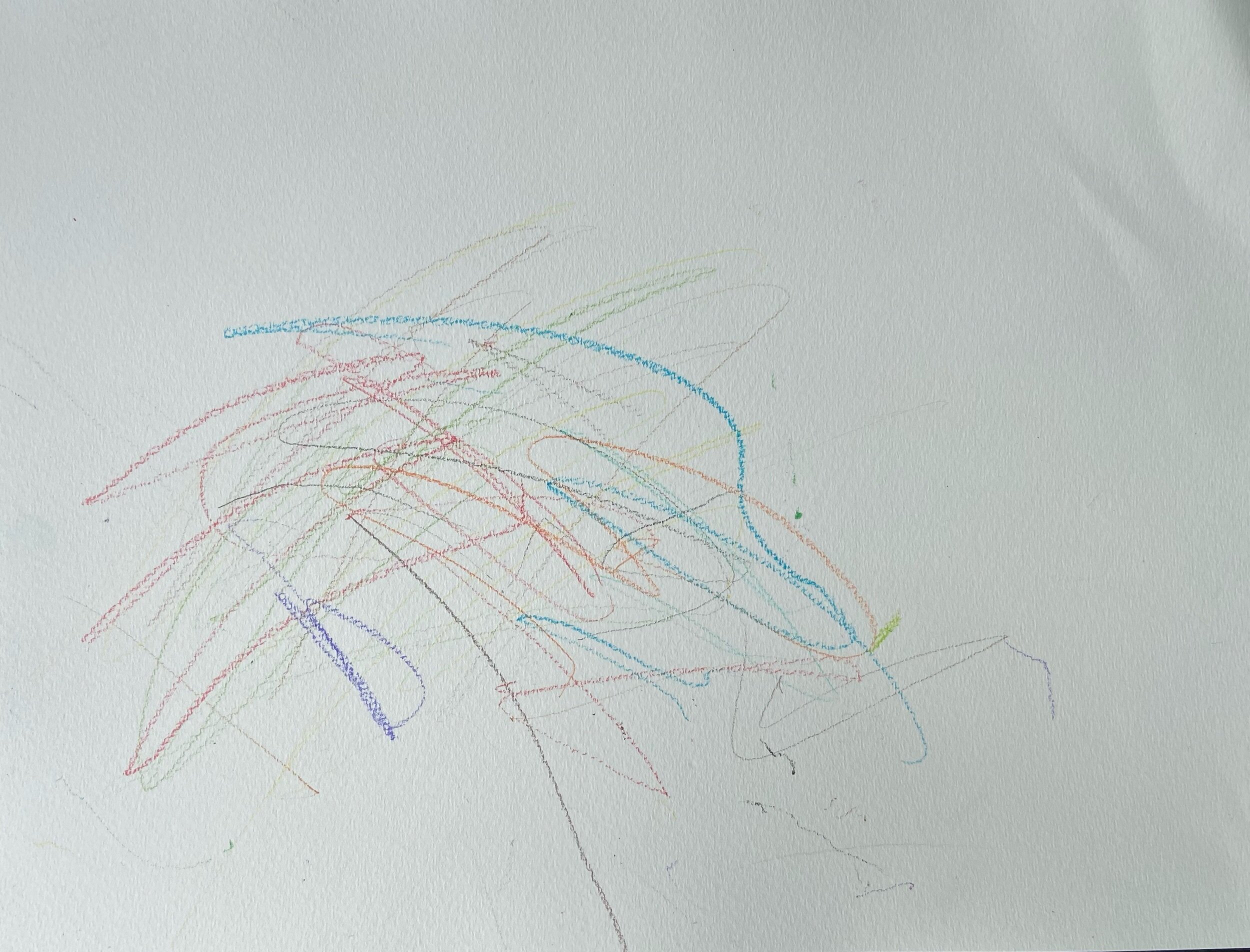 Crayon drawing by same wonderful child..