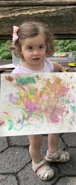 Kiera is learning about colors... and how to Draw in General... 