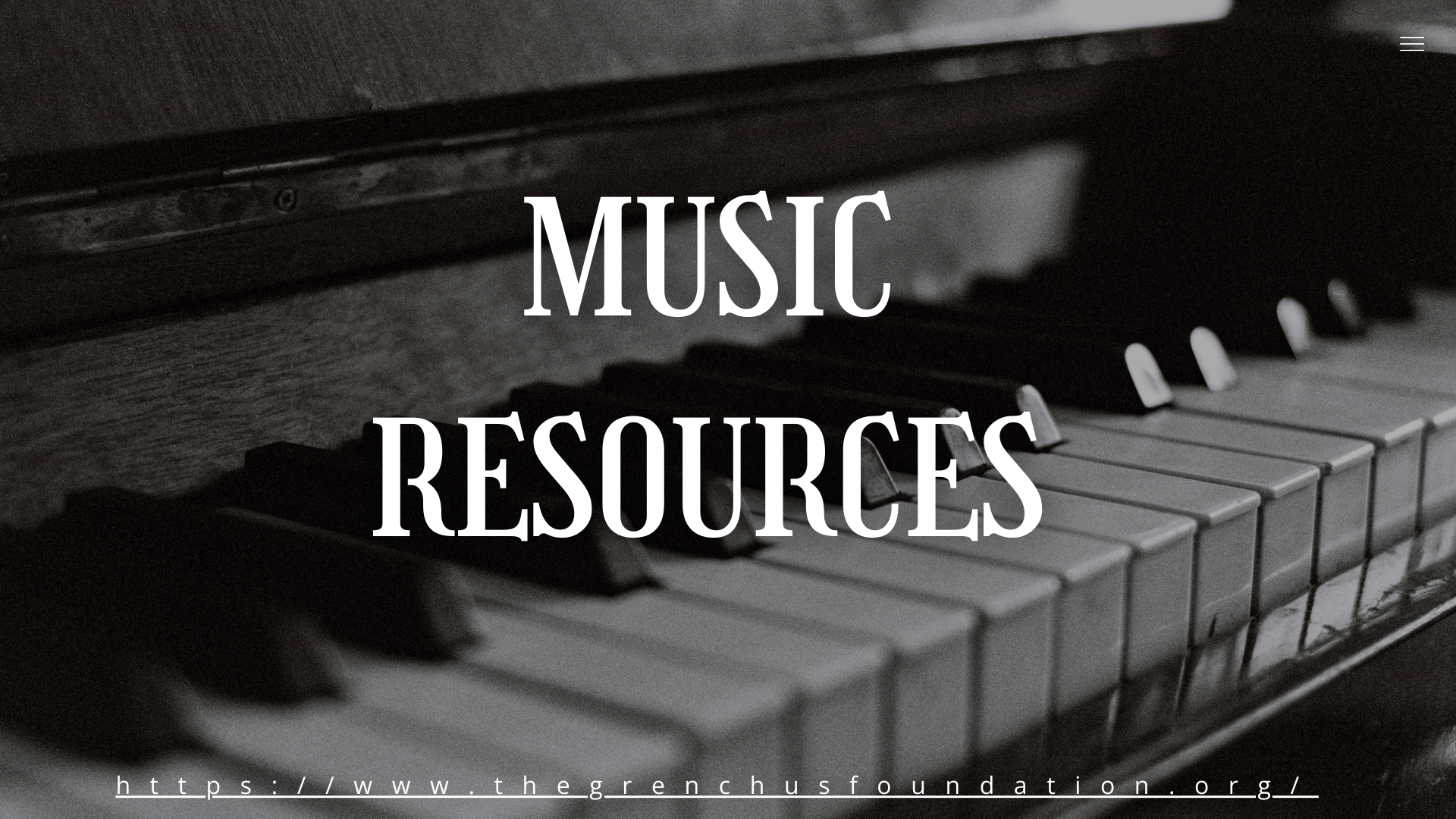 Music Resources